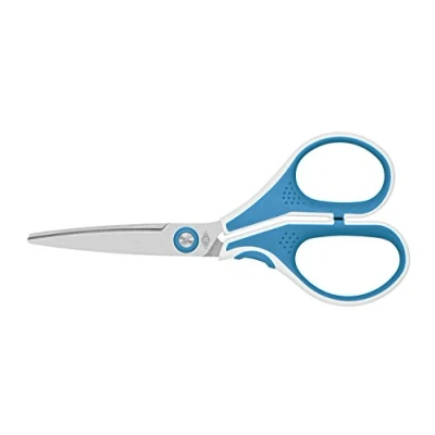 Imagen de Wedo 9755010 Cut it, tijeras de acero fino inox, 5 pulgadas, 13 cm, color azul claro