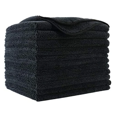Imagen de Polyte Paño de Limpieza Microfibra superabsorbente Negro 40 x cm Pack 12