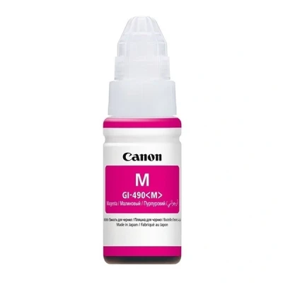 Imagen de Canon GI 490 M Cartucho de tinta original Magenta para Impresora Inyeccion Pixma Serie G G1501 G2501 G3501 G4511