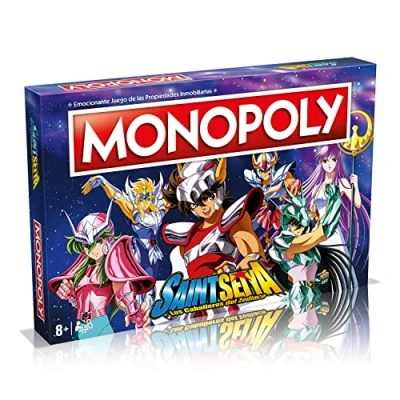 Imagen de Winning Moves Juego de Mesa Monopoly Saint Seiya