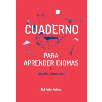 Imagen de CUADERNO PARA APRENDER IDIOMAS ROJO