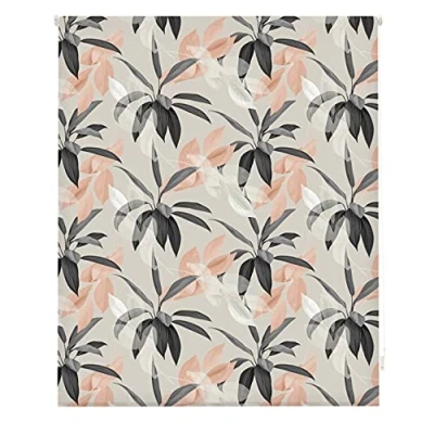 Imagen de Blindecor Flores Estor Enrollable Translúcido con Estampado Impresión Digital Modelo Glamour 150 x 180 cm (ancho por alto) Tamaño de la Tela 147 175 Estores para Ventanas