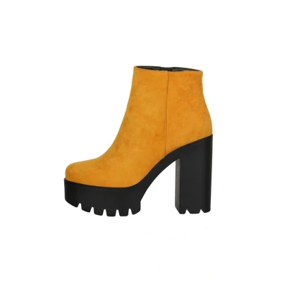 Imagen de Elara Herbst Botines con plataforma, Mujer, Talla: 39, Gelb Zapatos