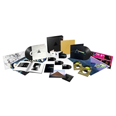 Imagen de Pink Floyd The Dark Side Of Moon (50th Anniversary) (BOX 2 LP + CD DVD +2 BluRay Libros Singles 7&quot;) [Vinilo]