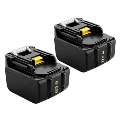 Imagen de 2 baterías de 14,4 V 4,0 Ah 4000 mAh para Makita BL1415 BL1430 BL1440 BL1415N 194065 3 196875 4 194558 0 195444 8 196388 5 batería Ion Litio