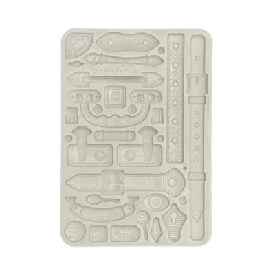 Imagen de Stamperia KACMA548 Molde de silicona A5, gris, 14,8 x 21 1,1 cm