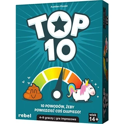 Imagen de Rebel Top 10 Juego de Mesa Fiesta Edad 14+ 4 9 Jugadores Tiempo Aprox. 15 min.