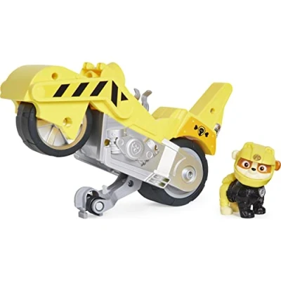 Imagen de Patrulla Canina Moto JUGUETE Pups Rubble Motocicleta de Fricción Deluxe con Función Caballito y Figura 6060543 Juguetes Niños 3 Años +