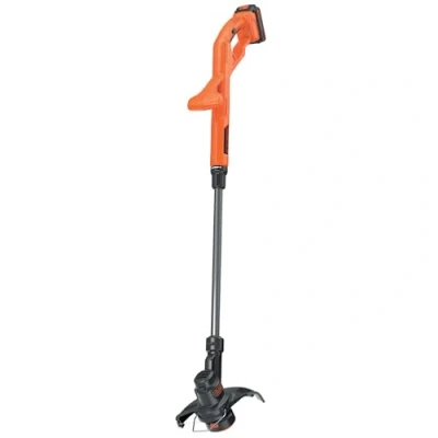 Imagen de BLACK+DECKER Cortabordes 18V, Ancho de Corte 25cm, Sistema Reflex, Cabezal Giratorio Flip to Edge, Mango Telescópico, Incluye Bobina Hilo 9m y Batería Litio 1.5Ah, 9000rpm, ST1823