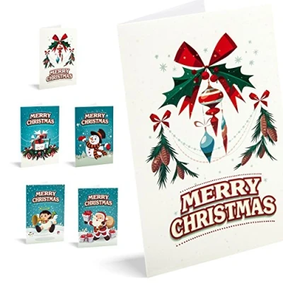 Imagen de UNICEF Pack de 10 Felicitaciones Navidad, Merry Christmas