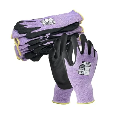 Imagen de NITREX 285RP 5 pares de guantes seguridad trabajo con tecnología NitreGrip®, palma nitrilo arenoso, para pantalla táctil, talla 11, extra grande