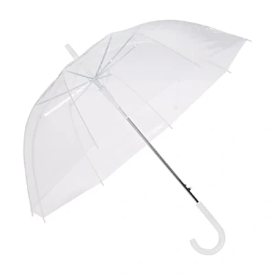 Imagen de Amazon Basics Octogonal Paraguas cúpula Transparente, 87,6 cm