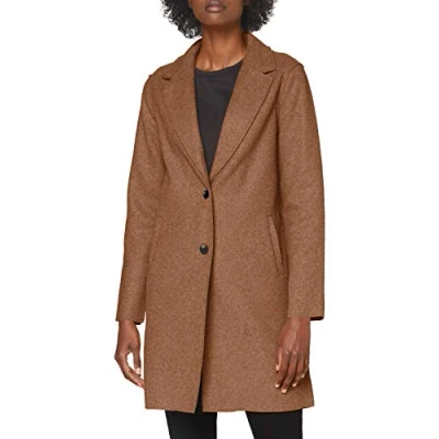 Imagen de Only Onlcarrie Bonded Coat Otw Noos Chaqueta, Woodsmoke/Detail:W.Melange, M para Mujer