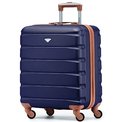 Imagen de Flight Knight Maleta Rigida Ligera de 4 Ruedas, Equipaje Mano Aprobado para Aerolineas como British Airways, Tamano Maximo easyJet Cabina Grande 56x45x25cm