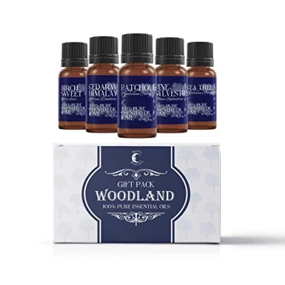 Imagen de Essential Oil Starter Pack Woodland Oils 5 x 10ml 100% Pure