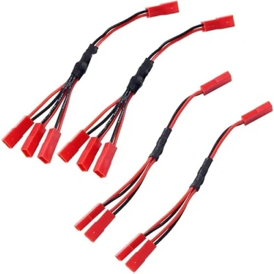 Imagen de INJORA RC Car Female Cable ESC Batería JST Conector Y para 1/10 Crawler Traxxas TRX 4