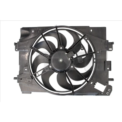 Imagen de TYC 828 0017 ventilador de radiador 400 220 sin bastidor (armazón) RENAULT: Clio 4, Captur, DACIA: Duster SUV, Furgón