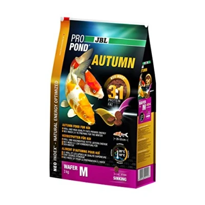 Imagen de JBL Comida otoñal para Koi, pienso Sumergible, alimento de Temporada, ProPond Autumn, Talla M, 3 kg