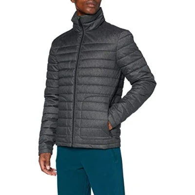 Imagen de Superdry Double Zip Fuji Jacket Chaqueta, Espiga de carbón, XS para Hombre