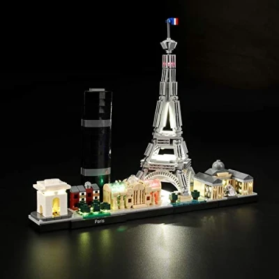 Imagen de GEAMENT Conjunto de Luces LED por Architecture París (Paris) Compatible con 21044 Bloques construcción (Juego Modelo no Incluido)