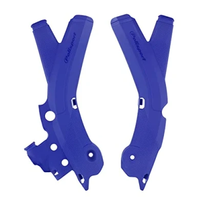 Imagen de POLISPORT 8473000002 Juego de protectores chasis fabricados en plástico duradero y resistente a los impactos compatible con motocicletas Sherco color azul