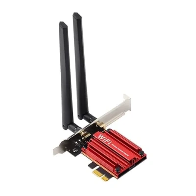 Imagen de Nuevo 5.8 Gbps Wi Fi 7 Bluetooth 5.4 PCI E WiFi Adaptador Intel BE200 Tarjeta 2.4/5/6 GHz 802.11be para Windows 11 PC Desktop