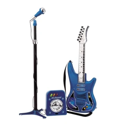 Imagen de REIG Set con Guitarra, Micrófono y Bafle, Multicolor, 63 x 20 82 cm (REIG843)