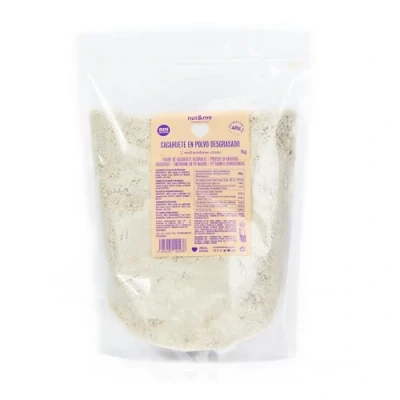 Imagen de Cacahuete en Polvo Desgrasado Premium 1 x kg nut&amp;me 100% Natural y Vegano Alto Proteínas Sabor Intenso Delicioso Sin Gluten