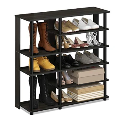Imagen de Furinno Zapateros Marrone (Espresso) ampio 6 niveles