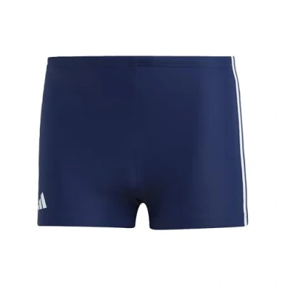 Imagen de adidas Classic 3 Stripes Swim Boxers Bãnador bóxer, Hombre, Multicolor (Team Navy Blue 2 / White), 9 10 Years