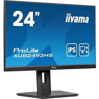 Imagen de iiyama XUB2493HS B6 24&quot; Panel IPS, 1920x1080100Hz, 15cm Regulable en Altura, Pivotante, 4ms, 250cd/m², Altavoces, HDMI, DisplayPort (23,8&quot; Vis)