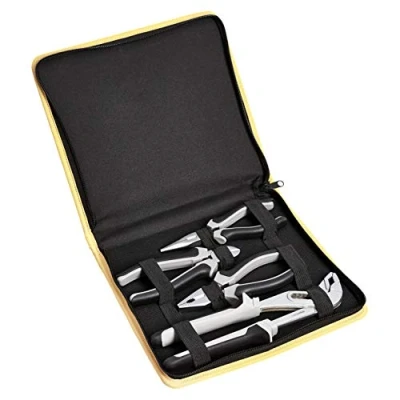 Imagen de Amazon Basics Juego de alicates, 4 piezas, Negro y Plateado