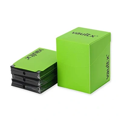Imagen de Vault X Caja Grande de Cartas con 150 Fundas Negras Tamaño para 100+ en Porta libre PVC TCG