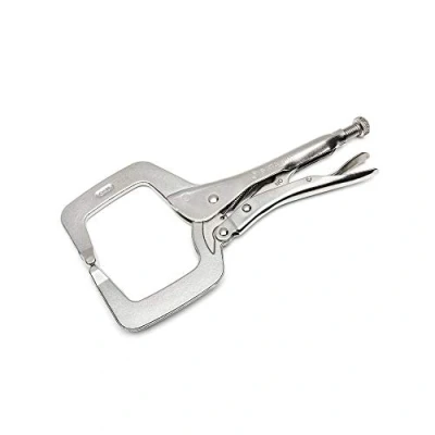 Imagen de SATA ST71601SC Alicates de Bloqueo con Abrazadera en C Cuerpo Acero Niquelado y Perfil Estrecho para Adaptarse a Áreas Confinadas, 279 mm