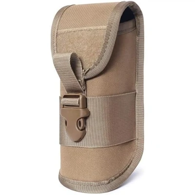 Imagen de ACEXIER Estuche para Gafas MOLLE táctico Duradero Exteriores de Sol Linterna Estilo Militar con Hebilla(Caqui)