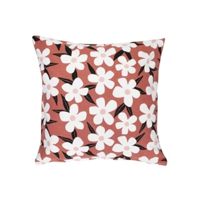 Imagen de Douceur d&#039;Intérieur Suave Interior, Funda de cojín (40 x 40 cm) Darcy Terracotta, Algodón Impreso