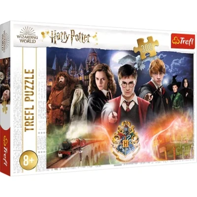 Imagen de Trefl de 300 Piezas, para niños a Partir 8 años Puzzle, Color Misterioso, Der geheimnisvolle Harry Potter