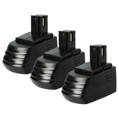 Imagen de vhbw 3X batería Compatible con Hilti SFL 12/15 Flashlight, SID 121 A, SF121 A Herramienta (3000 mAh, NiMH, 12 V) Reemplaza SFB121, SFB126, SFB126A