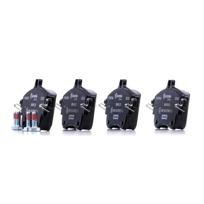 Imagen de BREMBO P 50 094X Juego de pastillas freno preparado para indicador desgaste con tornillos pinza sin accesorios MERCEDES BENZ: Clase A