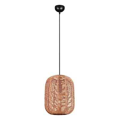 Imagen de Trio Lighting Lámpara colgante Runa, sisal, 1 luz Ø 35 cm