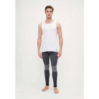 Imagen de adidas Sportswear Cotton Stretch 3 Stripes TANK TOP 2 PACK Camiseta interior, Hombre, Talla: Medium, White