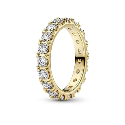 Imagen de Pandora Timeless Mujeres Anillo Baño de oro 14 quilates 160050C01 50