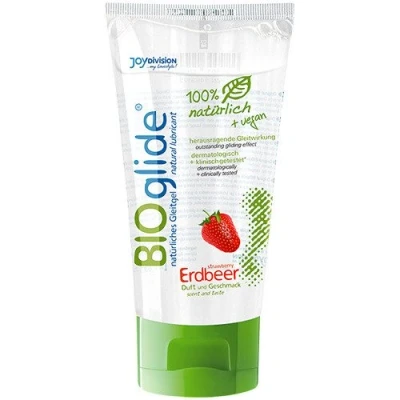 Imagen de Lubricante vegano con sabor a fresa Bioglide de JoyDivision