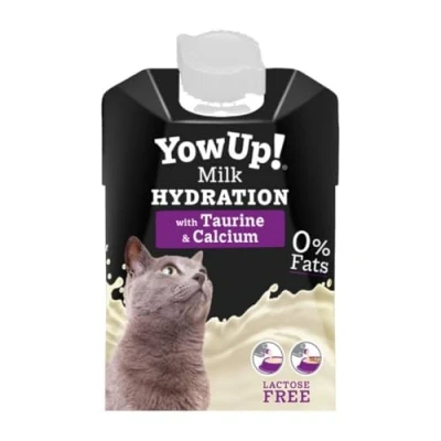 Imagen de Leche para Gatos, con Taurina y Calcio, 0% Grasas, 200 ml, Pack de 3 ANIMALUJOS