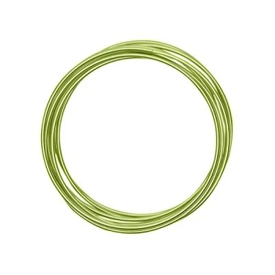 Imagen de Vaessen Creative Redondo Alambre de Aluminio, Verde (Mint Green), 300 x 3 cm,