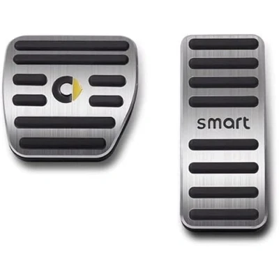 Imagen de LICOME Coche Pedales Cubierta para Smart Fortwo 451 453 Forfour 450 452 454 Cabrio Roadster, de Pedal Freno Embrague Acelerador Automóvil, Almohadillas Placas Pie