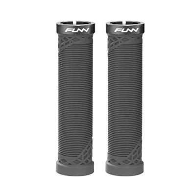 Imagen de Funn Hilt Puños de Manillar para Bicicleta Montaña con Abrazadera Bloqueo Único, Ligeros y Ergonómicos Diámetro Interior 22 mm (Negro)