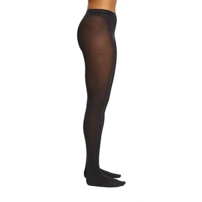 Imagen de ESPRIT Cotton W TI algodón unicolor 1 pieza, Pantimedias Mujer, Negro (Black 3000), 42 44