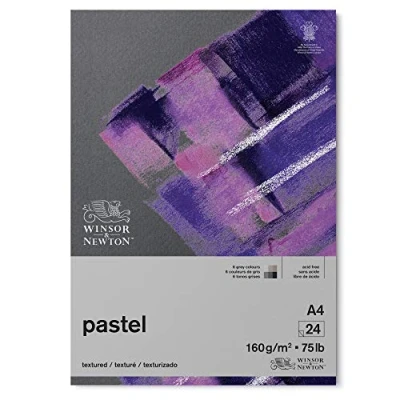 Imagen de Winsor &amp; Newton Bloc papel pastel A4, Tonos Grises