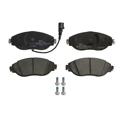 Imagen de DELPHI LP2250 Juego de pastillas freno con contacto avisador desgaste Chapa antichirridos accesorios VOLKSWAGEN: Golf 7, Passat B8 Berlina
